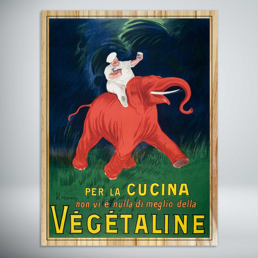Vegetaline by Leonetto Cappiello (1910) Vintage Ad – Fire & Pine