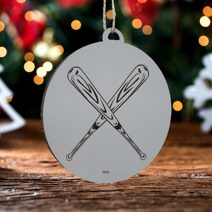 Baseball Bats Ornament