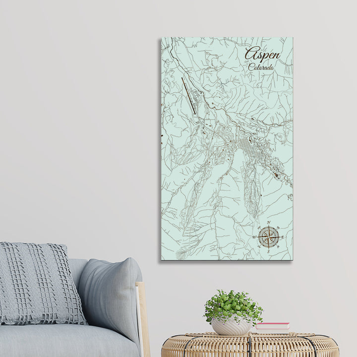 Aspen, Colorado Street Map