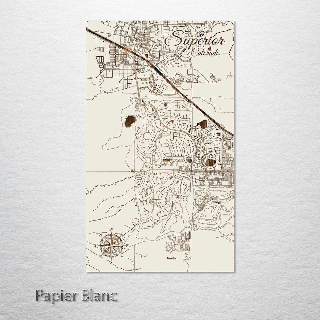 Superior, Colorado Street Map