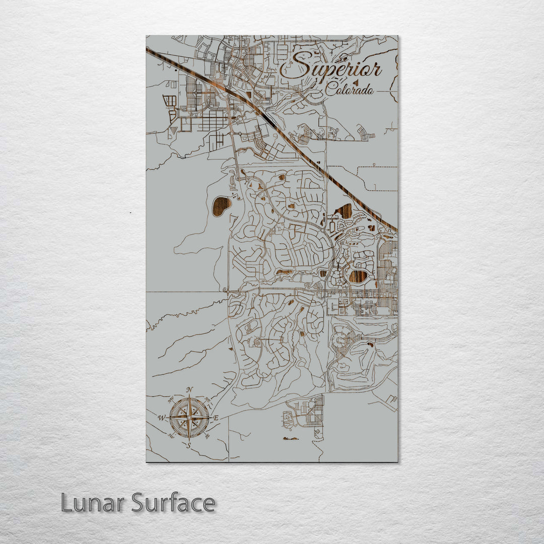 Superior, Colorado Street Map