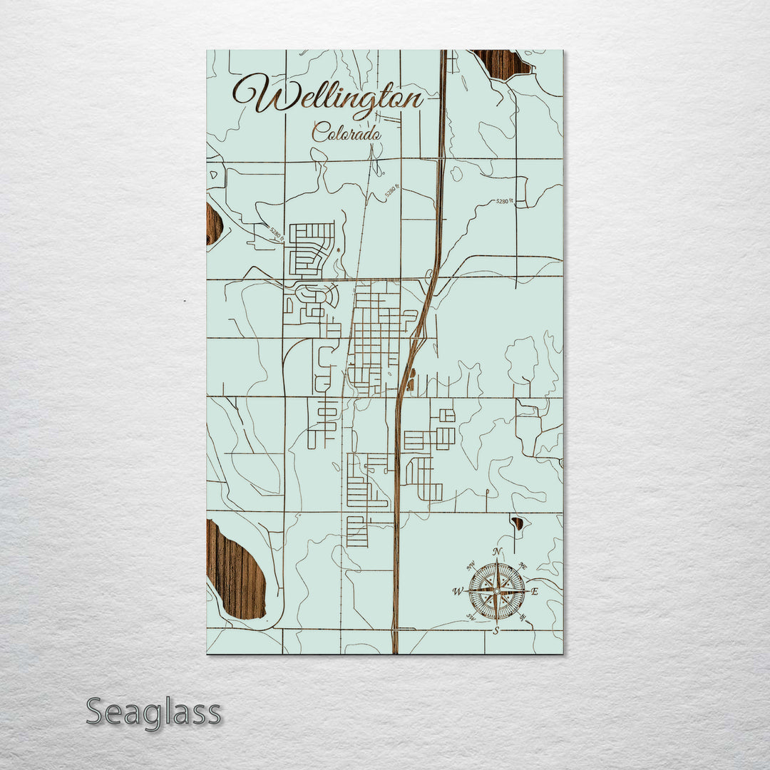 Wellington, Colorado Street Map