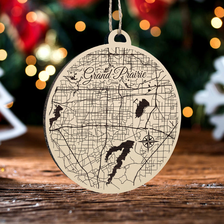 Grand Prairie, Texas Round Ornament