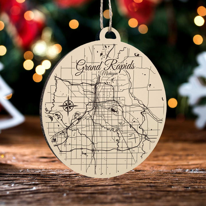 Grand Rapids, Michigan Round Ornament