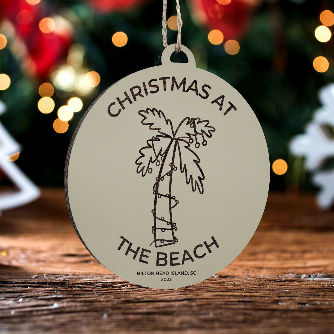 Christmas at the Beach Ornament