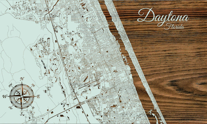 Daytona, Florida Street Map