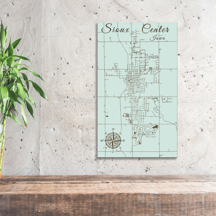 Sioux Center, Iowa Street Map