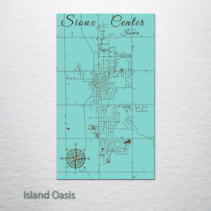 Sioux Center, Iowa Street Map