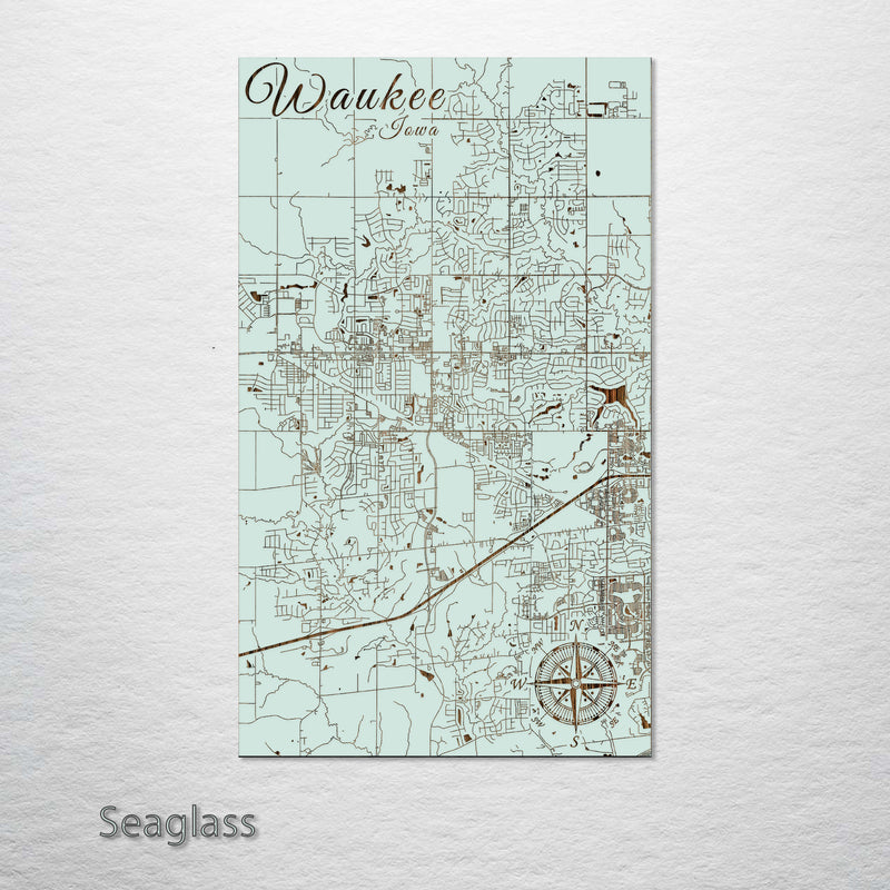 Waukee, Iowa Street Map – Fire & Pine