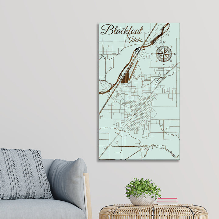 Blackfoot, Idaho Street Map