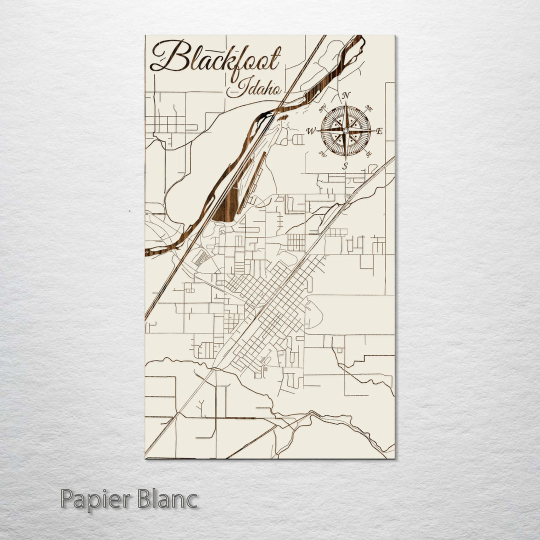 Blackfoot, Idaho Street Map