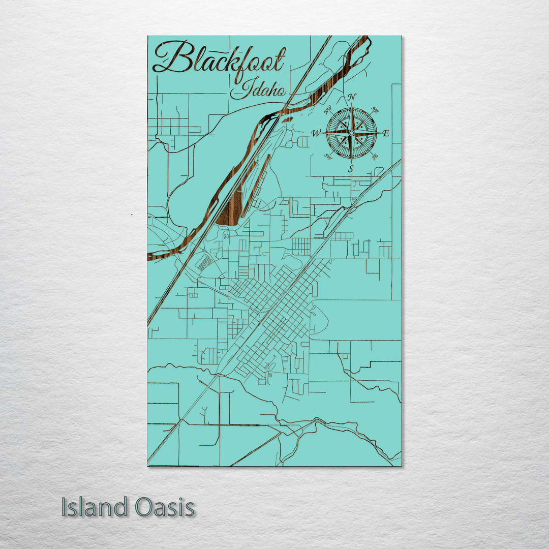 Blackfoot, Idaho Street Map