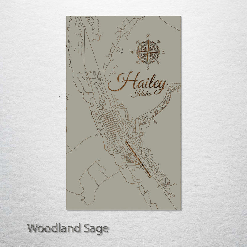 Hailey, Idaho Street Map – Fire & Pine