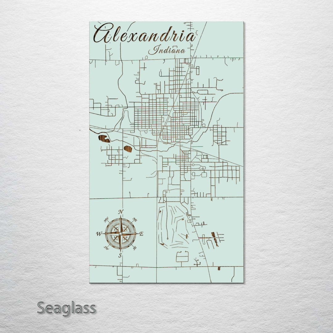 Alexandria, Indiana Street Map