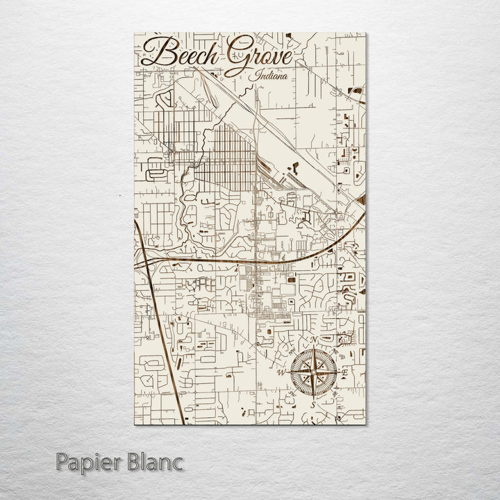 Beech Grove, Indiana Street Map