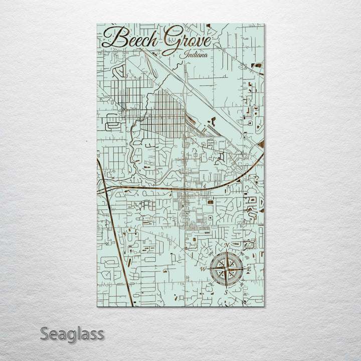 Beech Grove, Indiana Street Map