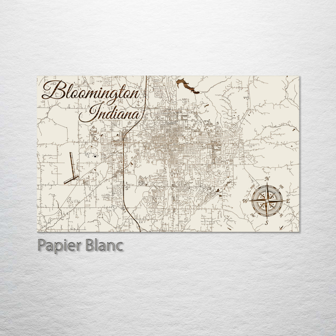 Bloomington, Indiana Street Map