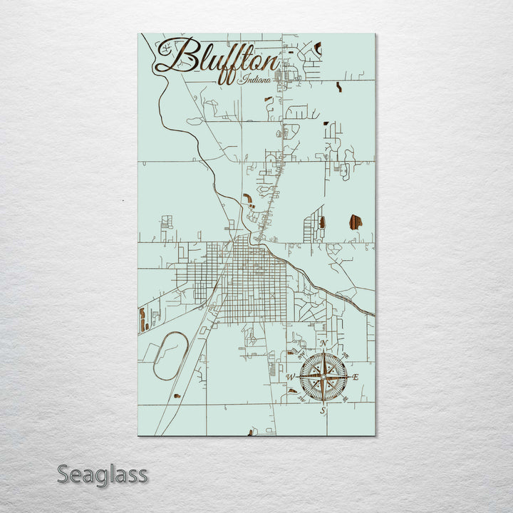 Bluffton, Indiana Street Map