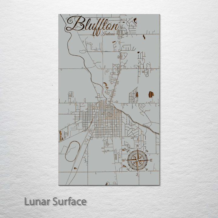 Bluffton, Indiana Street Map