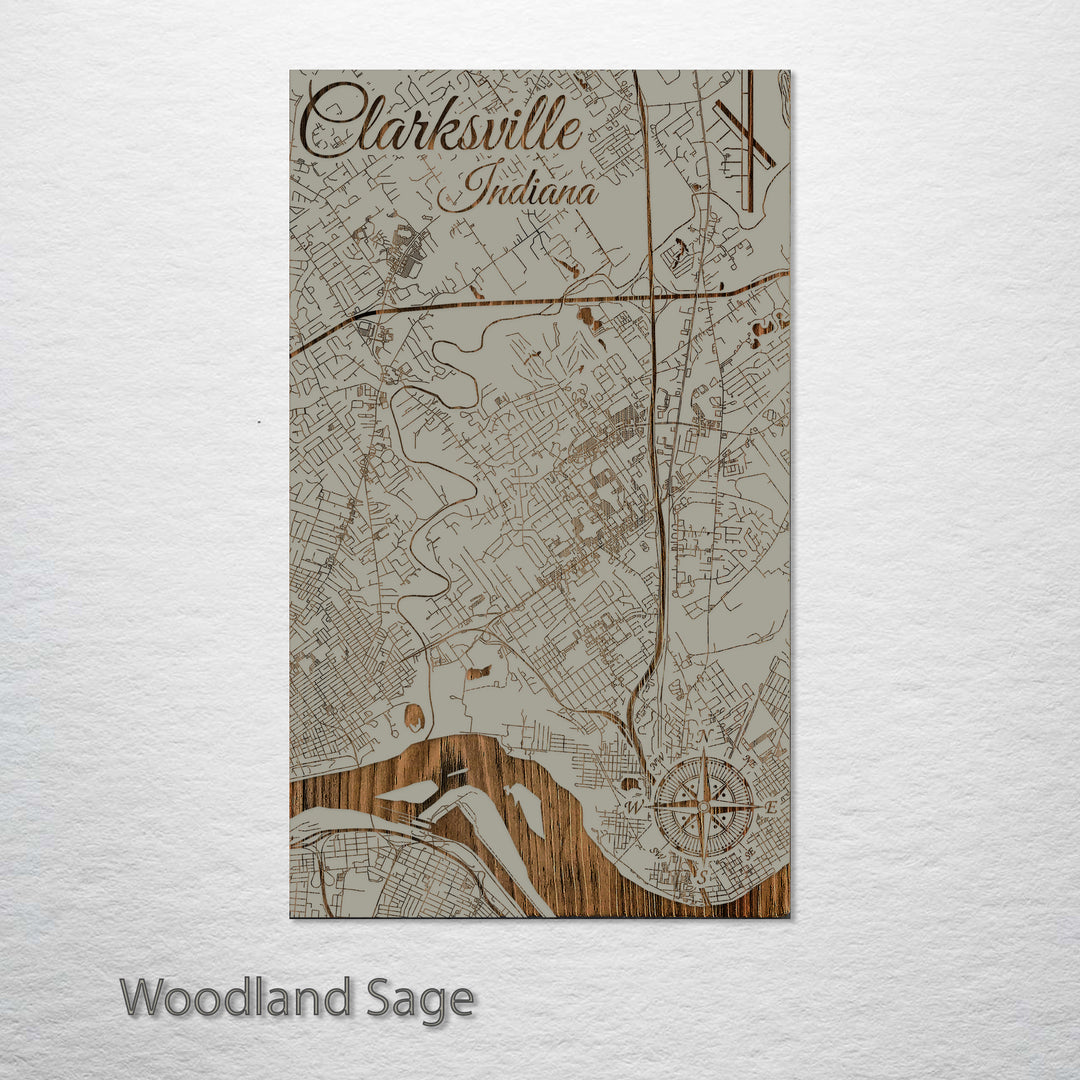 Clarksville, Indiana Street Map