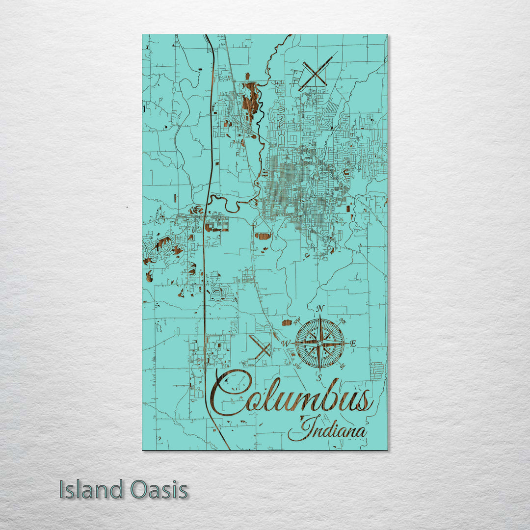 Columbus, Indiana Street Map