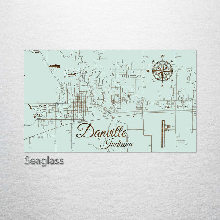 Danville, Indiana Street Map