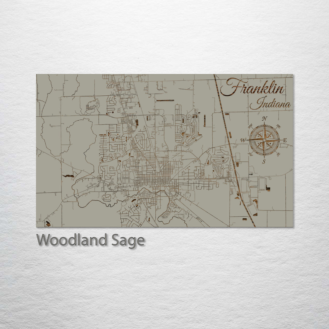 Franklin, Indiana Street Map