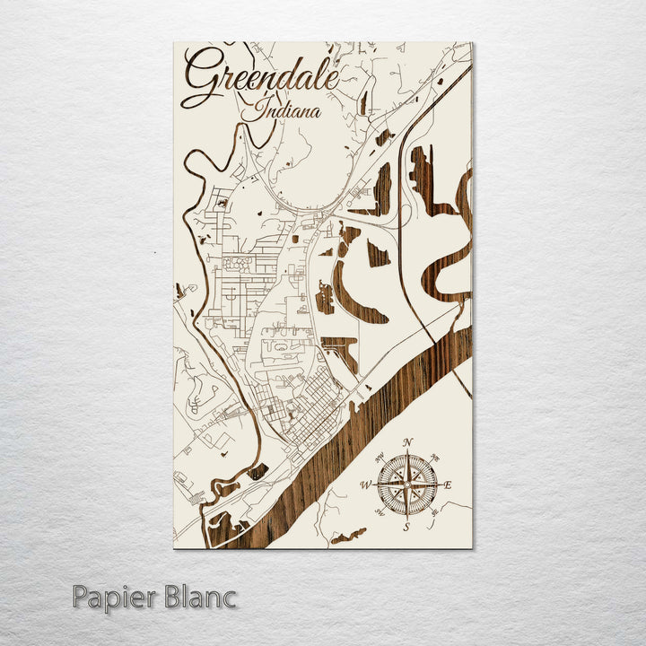 Greendale, Indiana Street Map