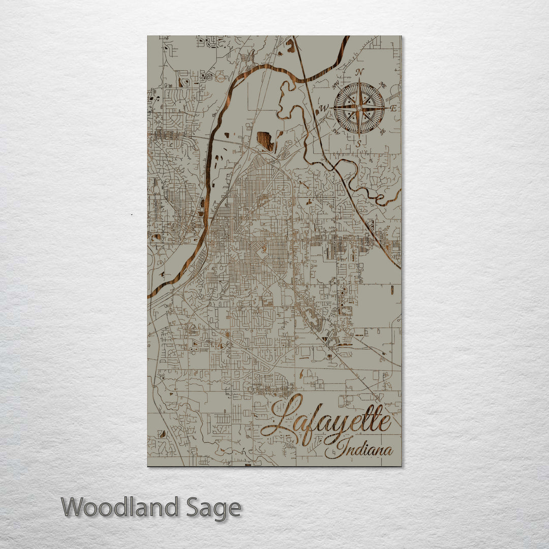 Lafayette, Indiana Street Map