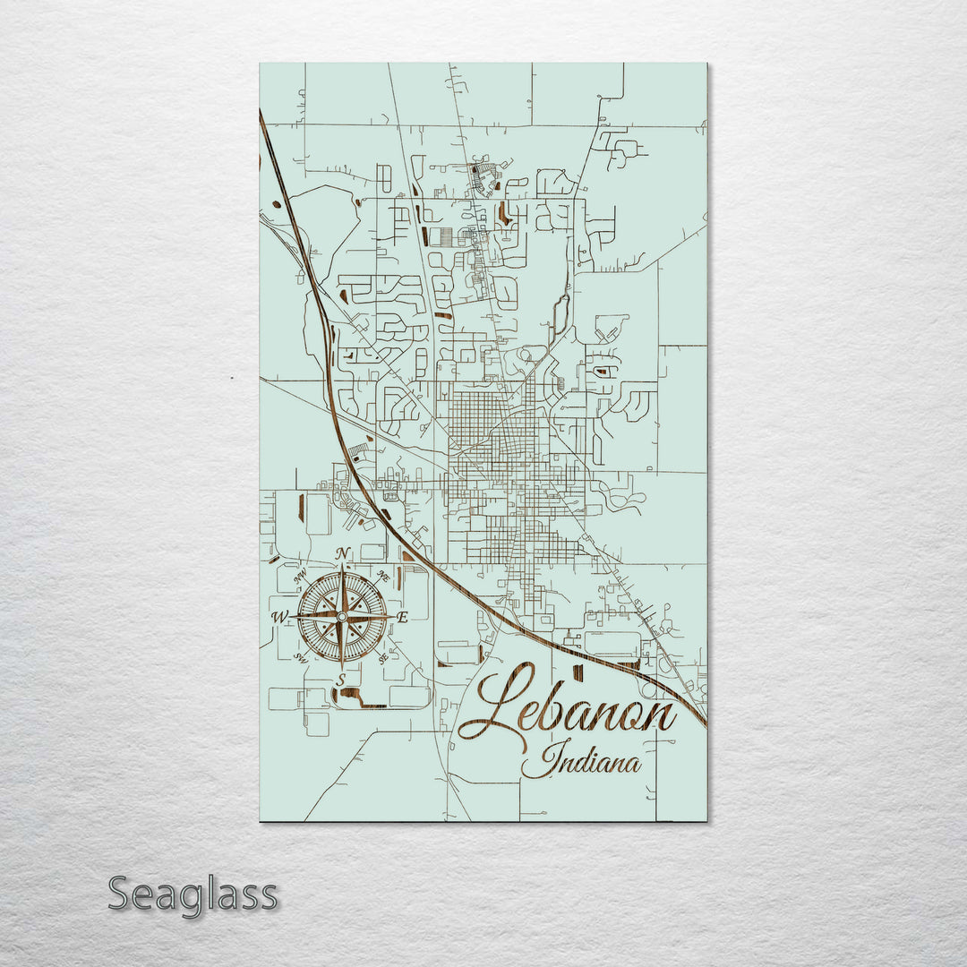 Lebanon, Indiana Street Map