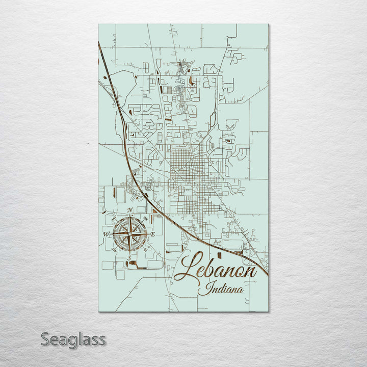 Lebanon, Indiana Street Map