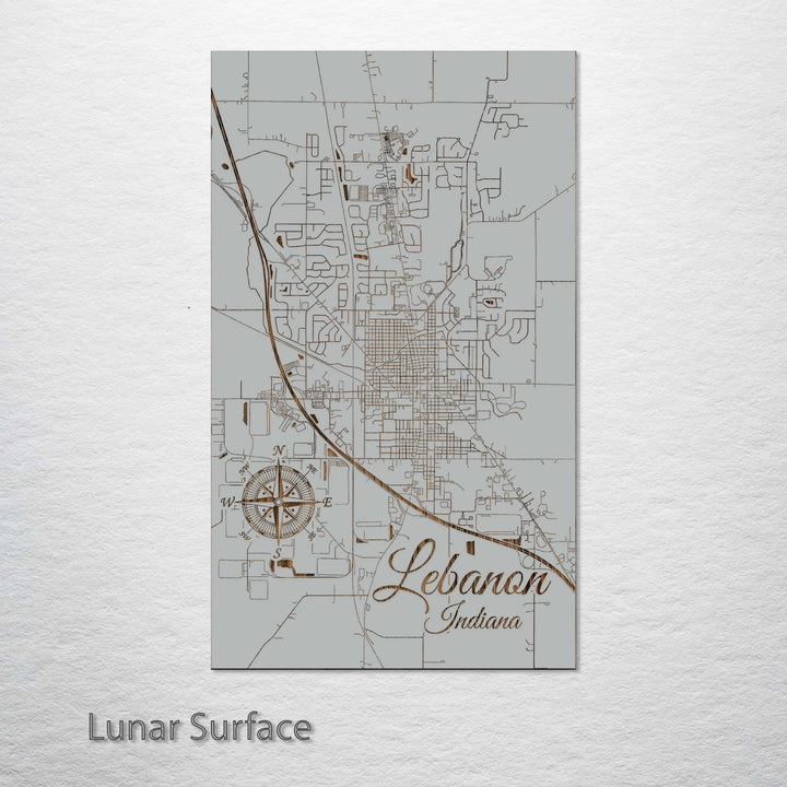 Lebanon, Indiana Street Map