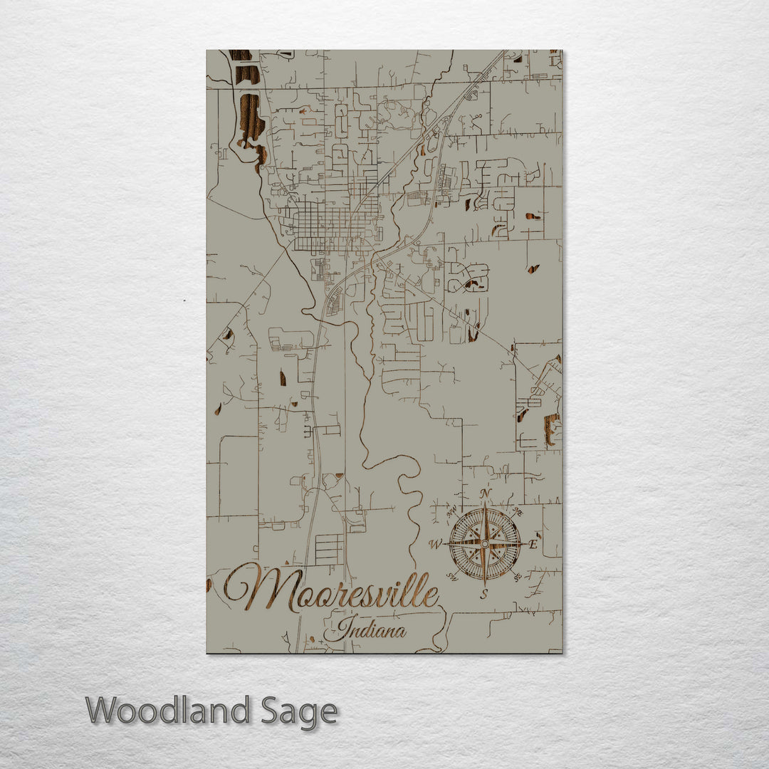 Mooresville, Indiana Street Map