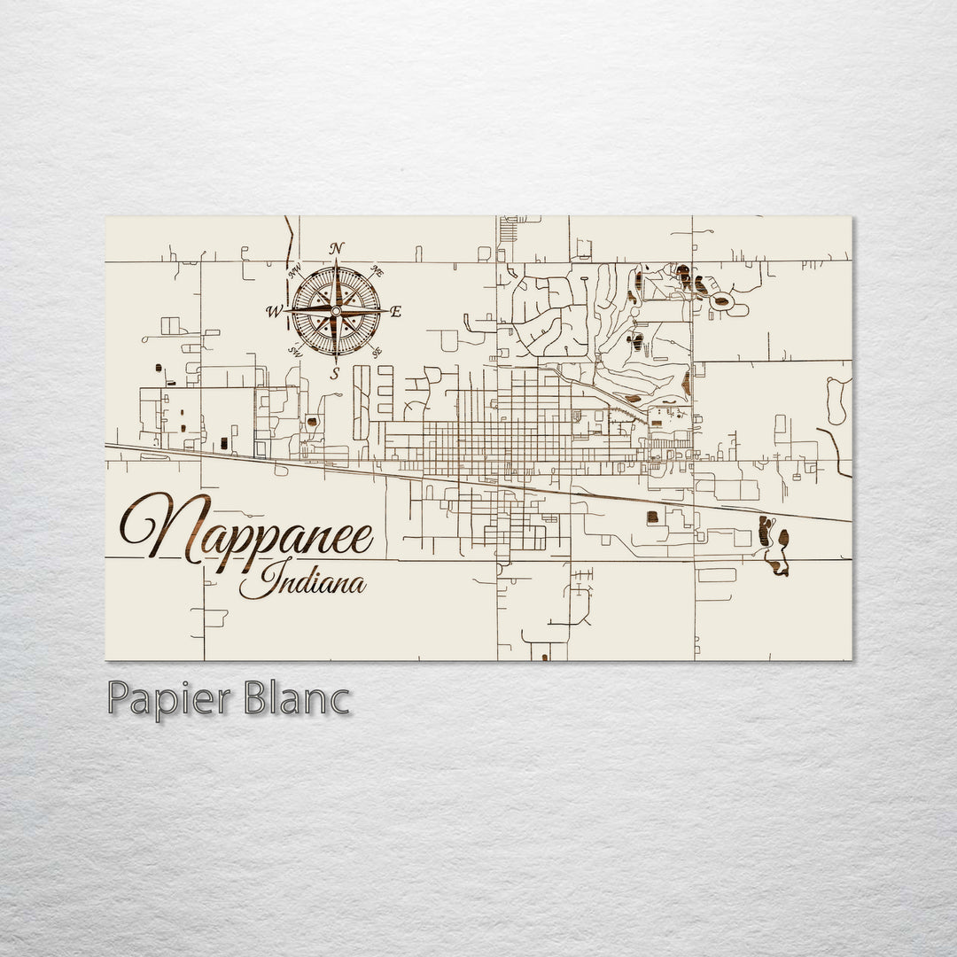 Nappanee, Indiana Street Map