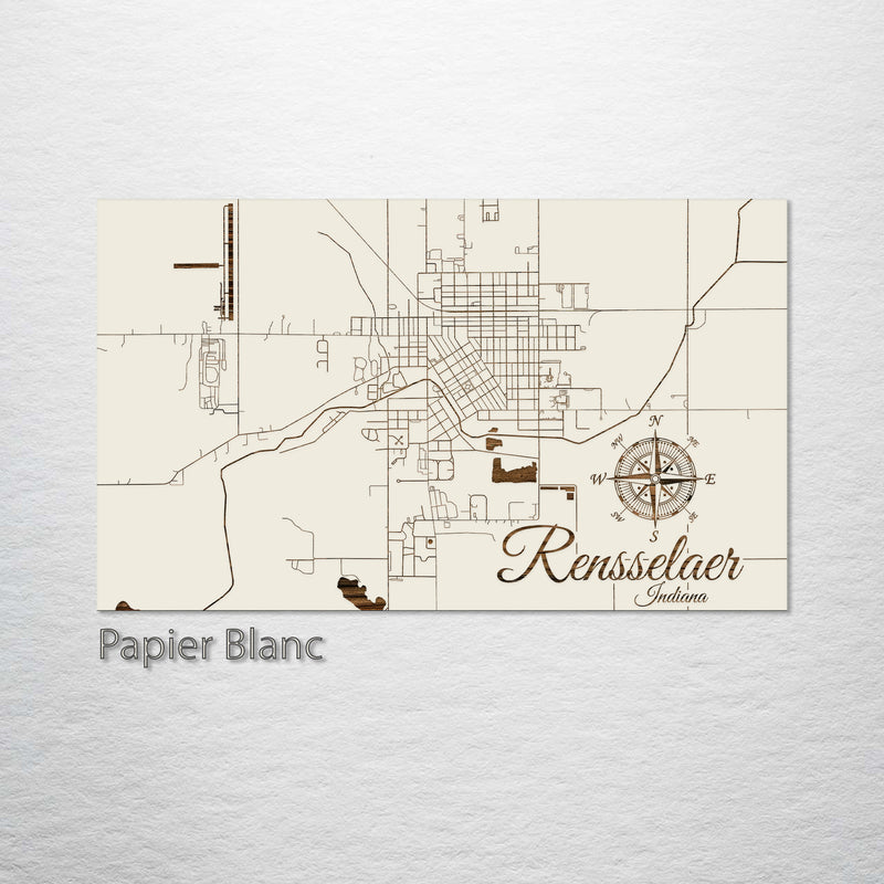 Rensselaer Indiana Street Map Fire And Pine 8765