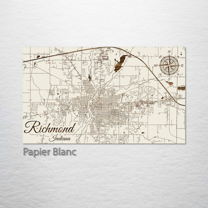 Richmond, Indiana Street Map