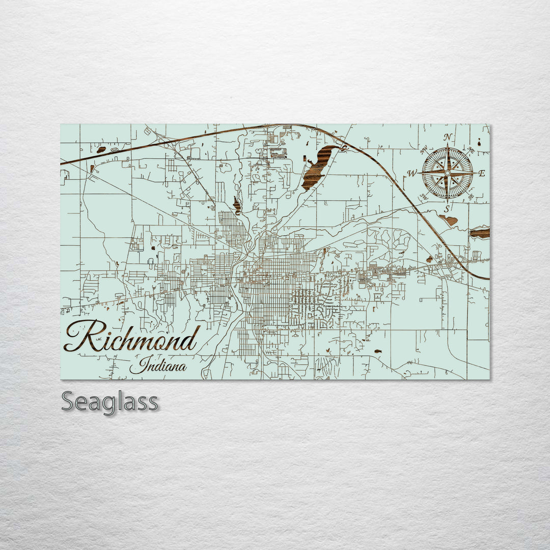 Richmond, Indiana Street Map