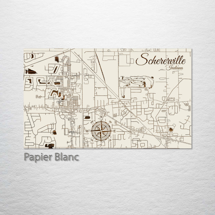 Schererville, Indiana Street Map