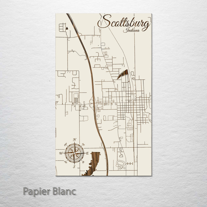 Scottsburg, Indiana Street Map