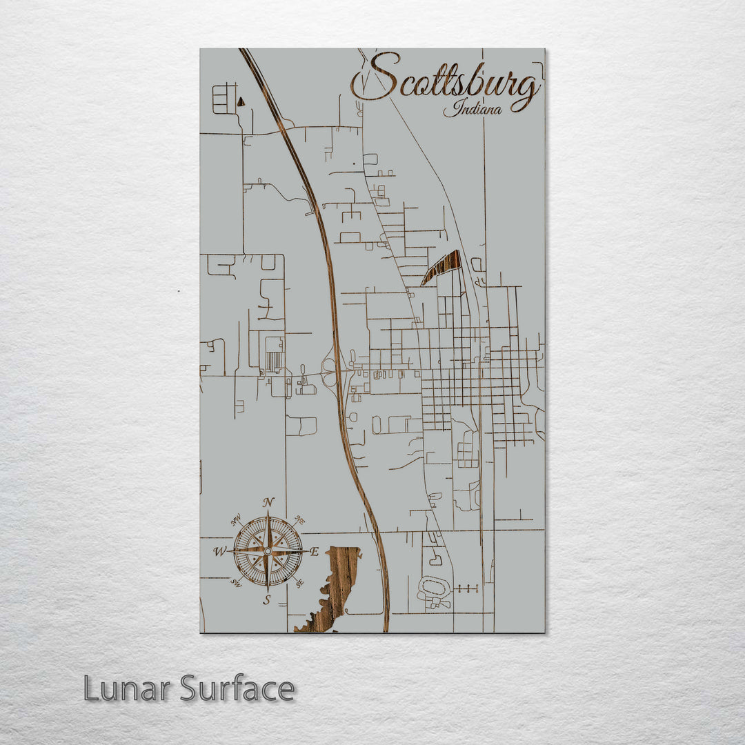 Scottsburg, Indiana Street Map