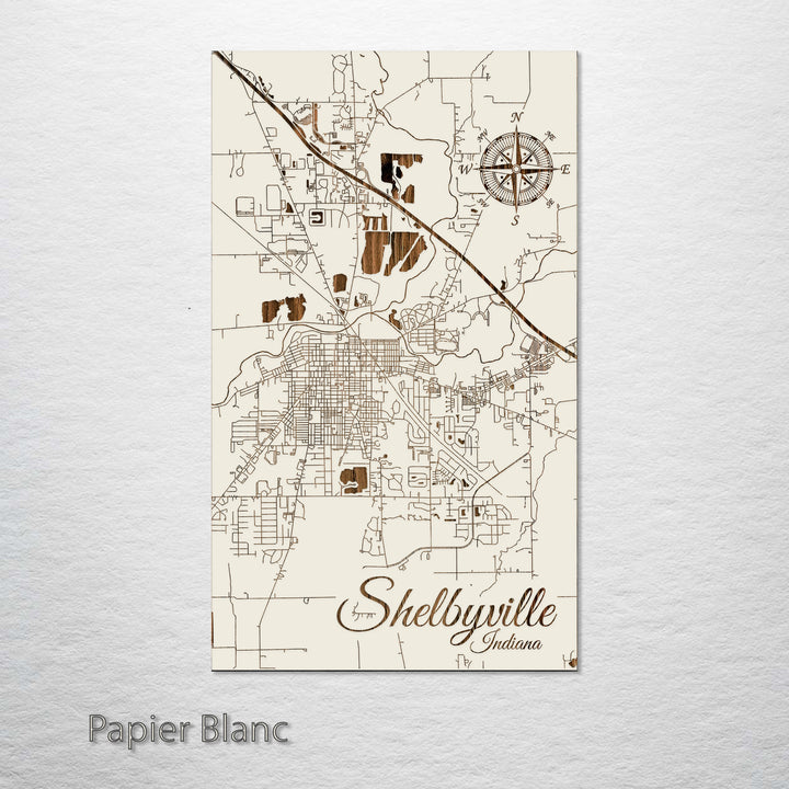 Shelbyville, Indiana Street Map