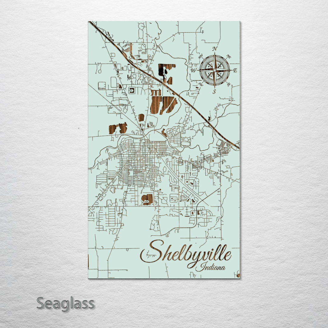 Shelbyville, Indiana Street Map