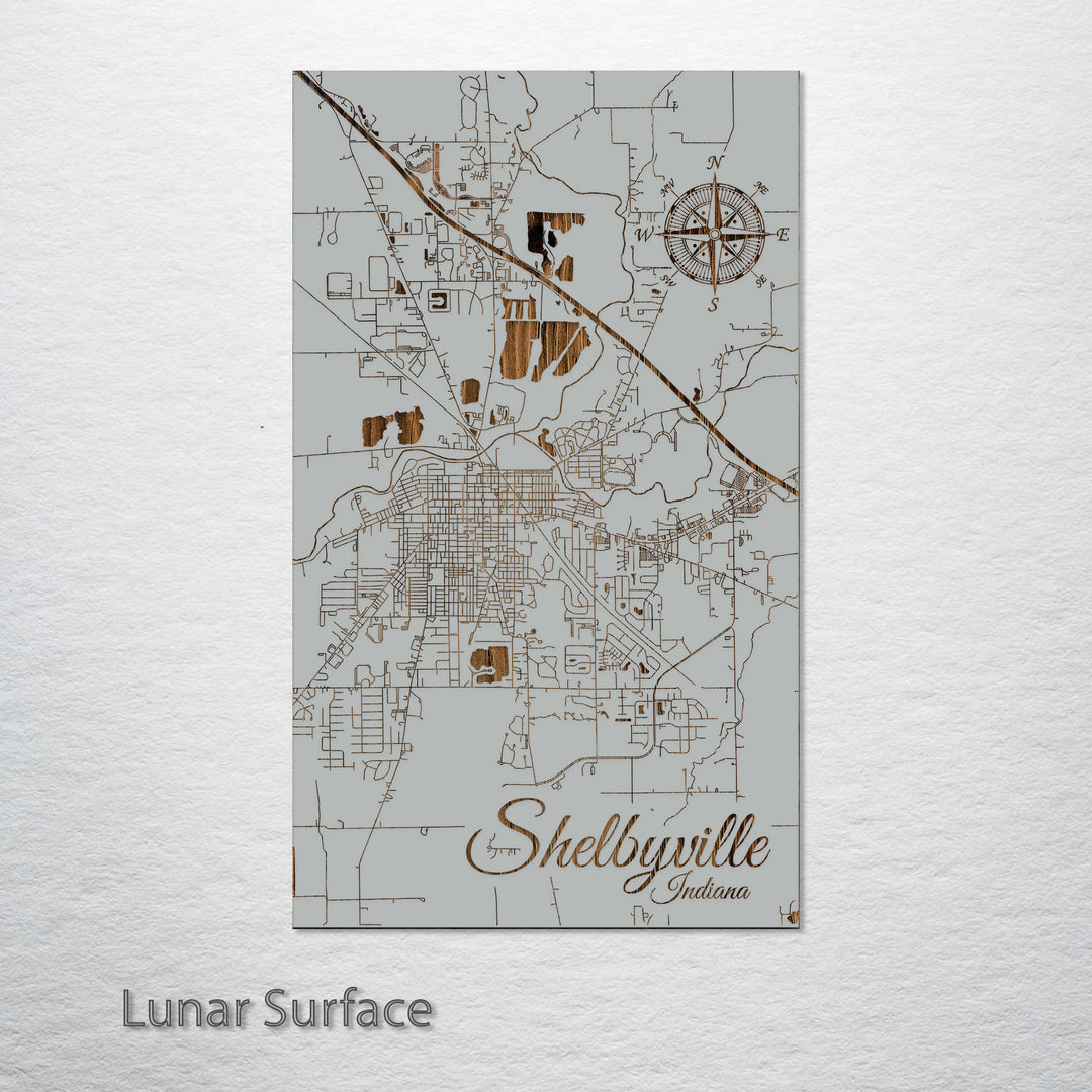 Shelbyville, Indiana Street Map