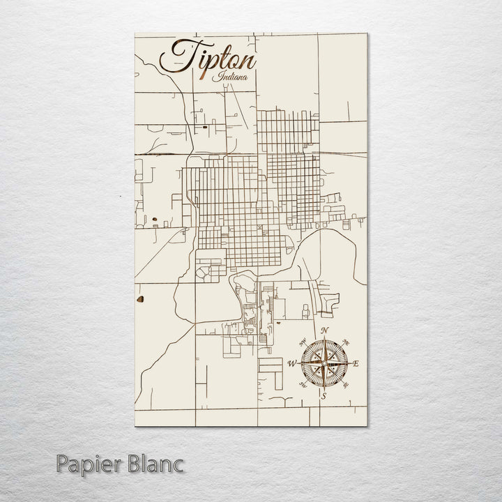 Tipton, Indiana Street Map