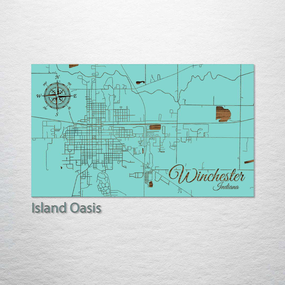 Winchester, Indiana Street Map