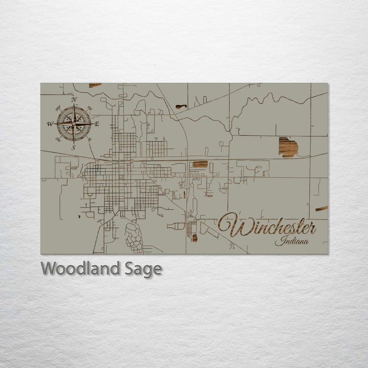 Winchester, Indiana Street Map