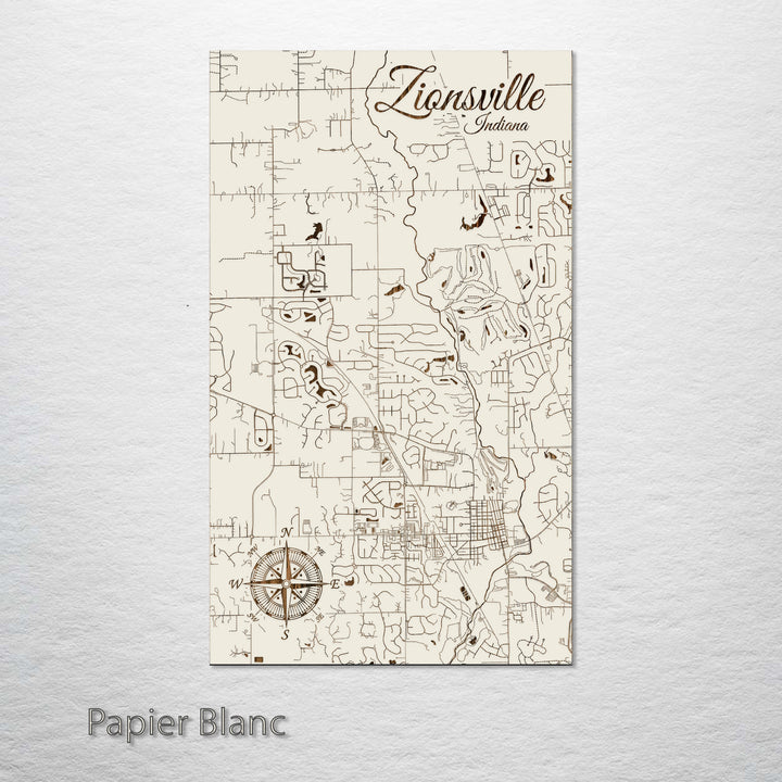 Zionsville, Indiana Street Map