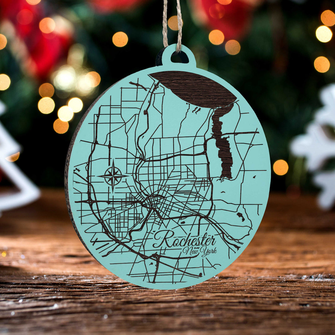 Rochester, New York Round Ornament