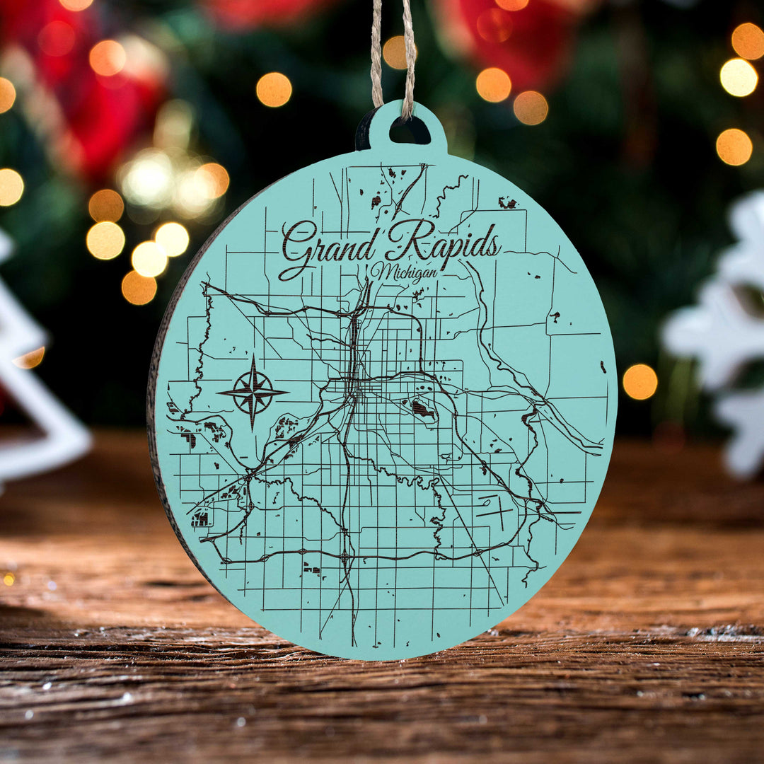 Grand Rapids, Michigan Round Ornament