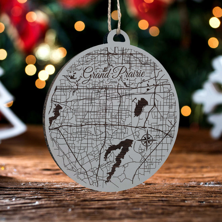 Grand Prairie, Texas Round Ornament